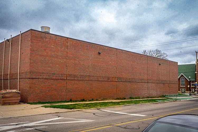 Exterior of the Kalamazoo Transit building.